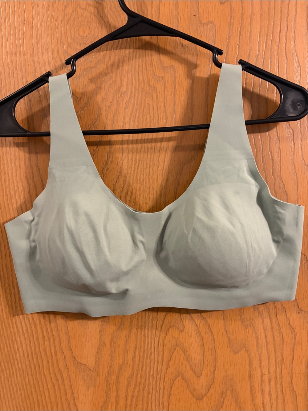 knix Women’s Sage Green LuxLift Pullover Seamless Wireless Scoop-Neck Bra XL